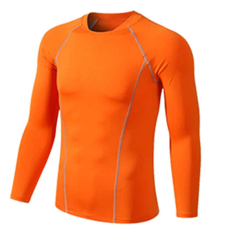 Compression Running T-Shirt - Unisex Sportswear for Fitness and Gym - ZOOMNSTORE
