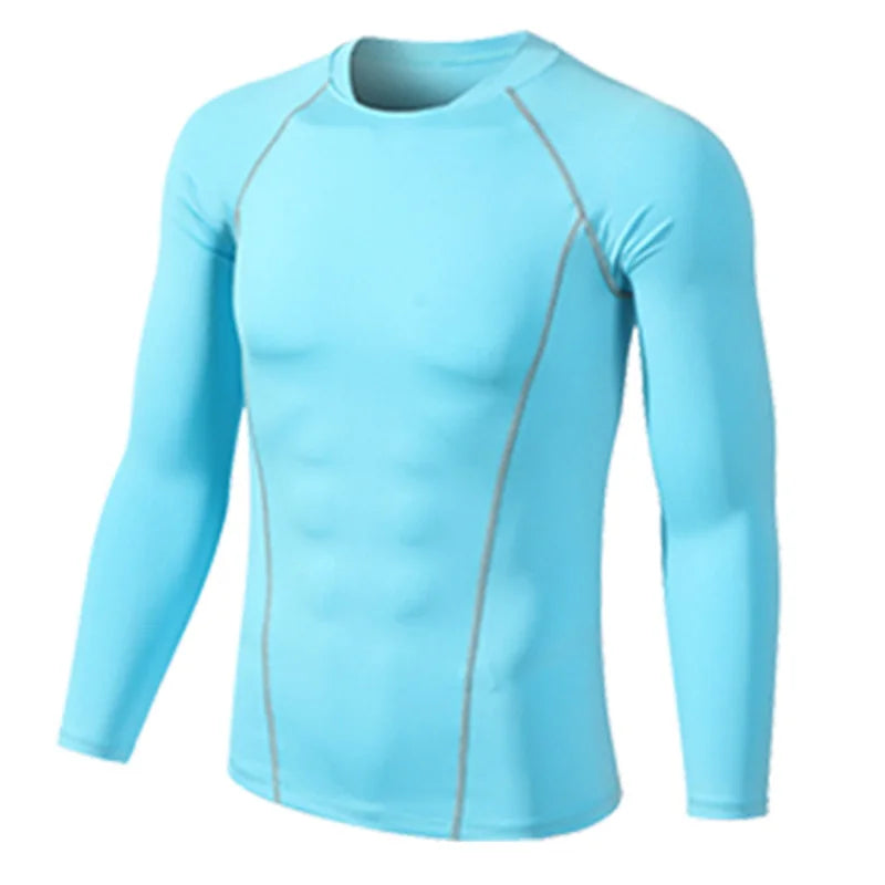 Compression Running T-Shirt - Unisex Sportswear for Fitness and Gym - ZOOMNSTORE