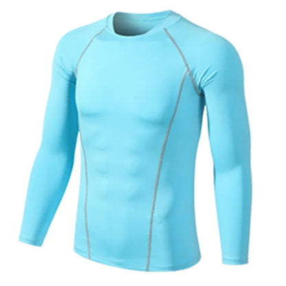 Compression Running T-Shirt - Unisex Sportswear for Fitness and Gym - ZOOMNSTORE
