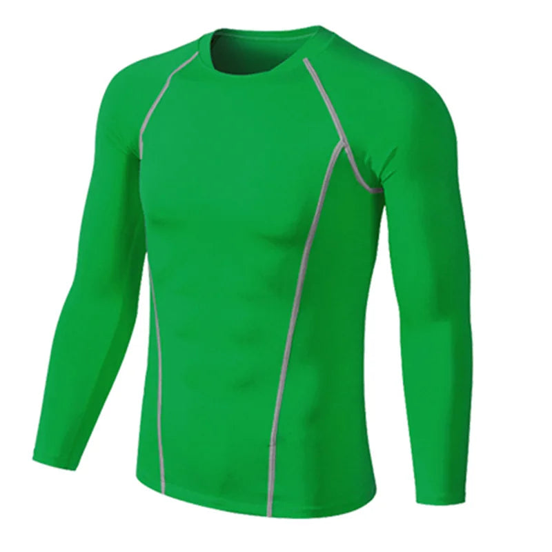 Compression Running T-Shirt - Unisex Sportswear for Fitness and Gym - ZOOMNSTORE