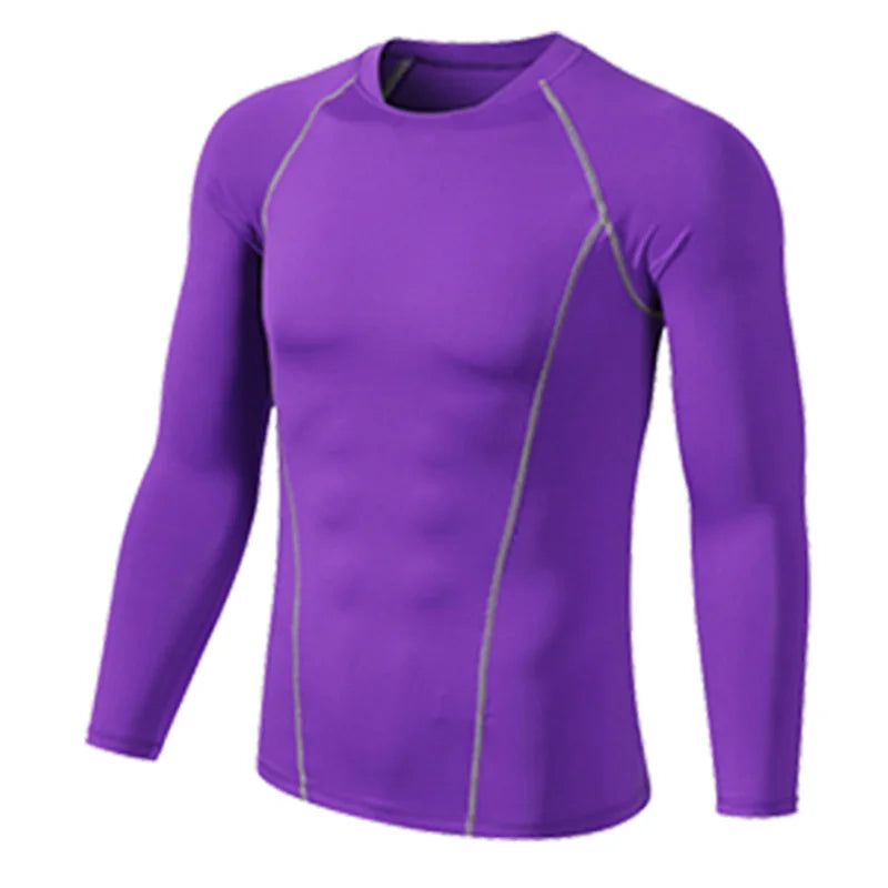 Compression Running T-Shirt - Unisex Sportswear for Fitness and Gym - ZOOMNSTORE