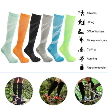 Compression Socks for Varicose Veins - Diabetic Support Sports  Hiking Gift for Men - ZOOMNSTORE