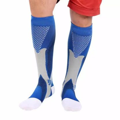 Compression Sports Socks - 3 Pairs Anti Slip Knee High Socks for Football & Basketball - ZOOMNSTORE