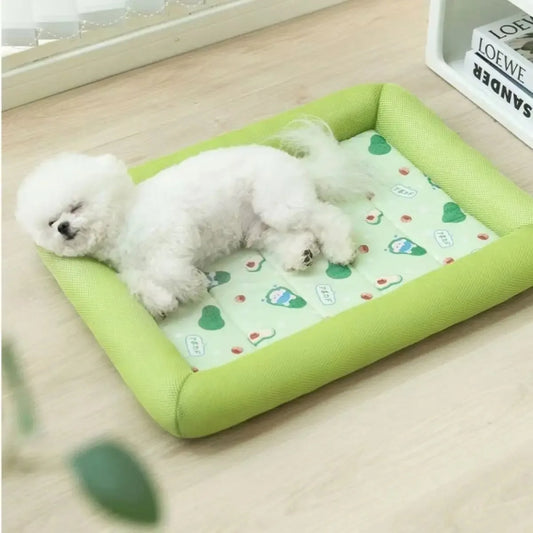 Cooling Dog Bed Mat - Summer Pet Accessory for Small to Medium Breeds - ZOOMNSTORE