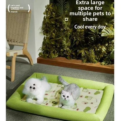 Cooling Dog Bed Mat - Summer Pet Accessory for Small to Medium Breeds - ZOOMNSTORE