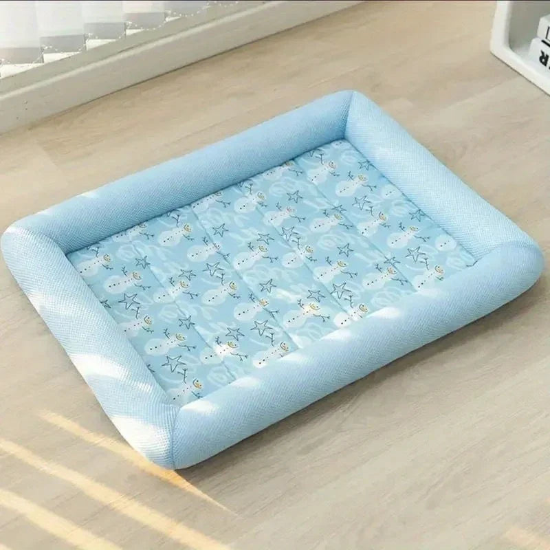 Cooling Dog Bed Mat - Summer Pet Accessory for Small to Medium Breeds - ZOOMNSTORE