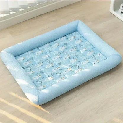 Cooling Dog Bed Mat - Summer Pet Accessory for Small to Medium Breeds - ZOOMNSTORE