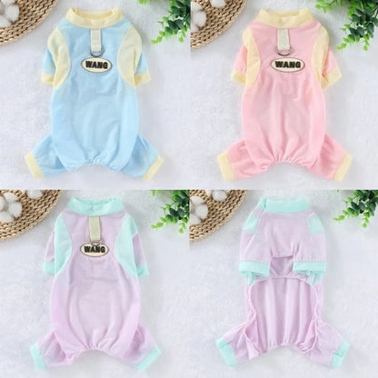 Cooling Dog Jumpsuit - Breathable Ice Silk Summer Vest for Small Dogs - ZOOMNSTORE