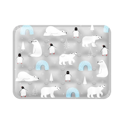 Cooling Dog Mat - Washable Summer Pet Bed for Small to Large Dogs and Cats - ZOOMNSTORE