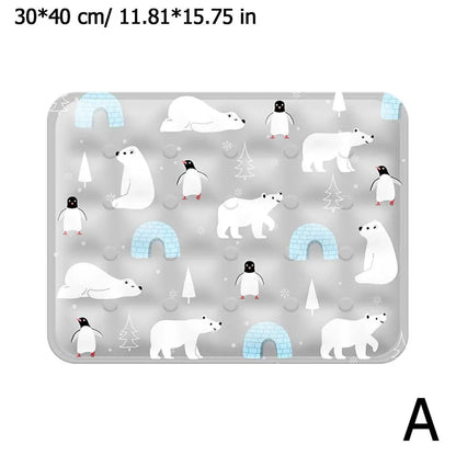 Cooling Dog Mat - Washable Summer Pet Bed for Small to Large Dogs and Cats - ZOOMNSTORE