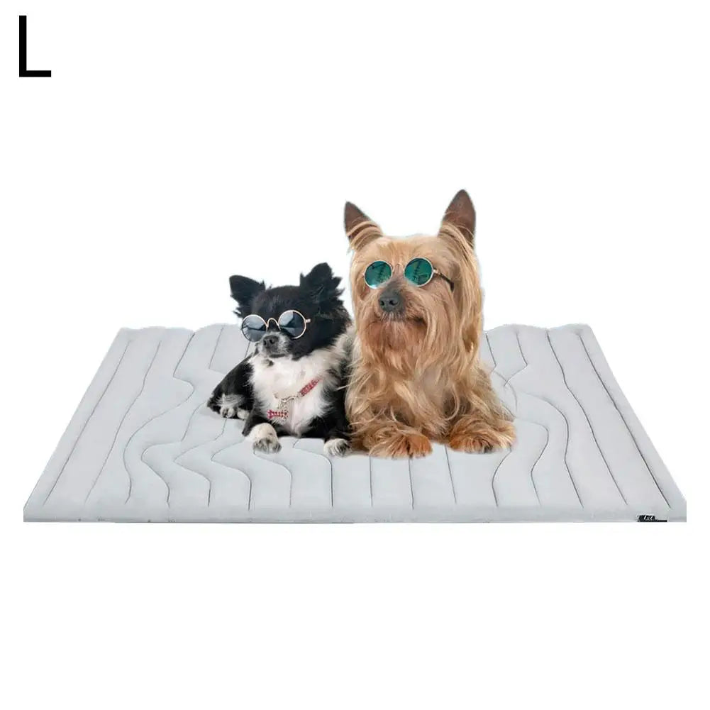 Cooling Dog Mat - Washable Summer Pet Bed for Small to Large Dogs and Cats - ZOOMNSTORE