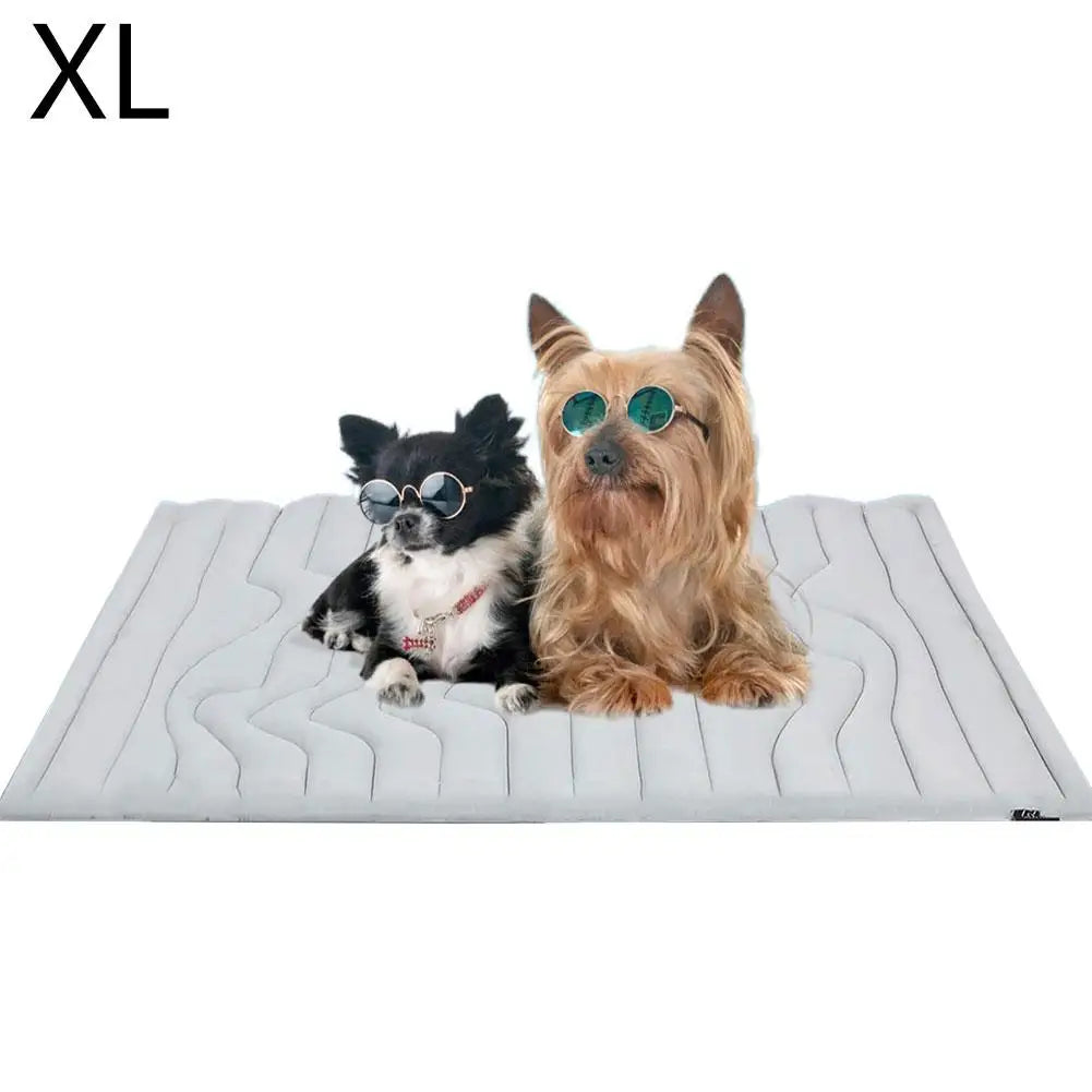 Cooling Dog Mat - Washable Summer Pet Bed for Small to Large Dogs and Cats - ZOOMNSTORE