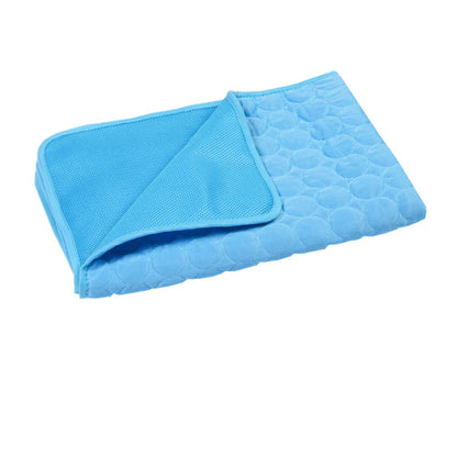 Cooling Dog Mat - Summer Washable Pet Bed for Small to Large Dogs and Cats - ZOOMNSTORE
