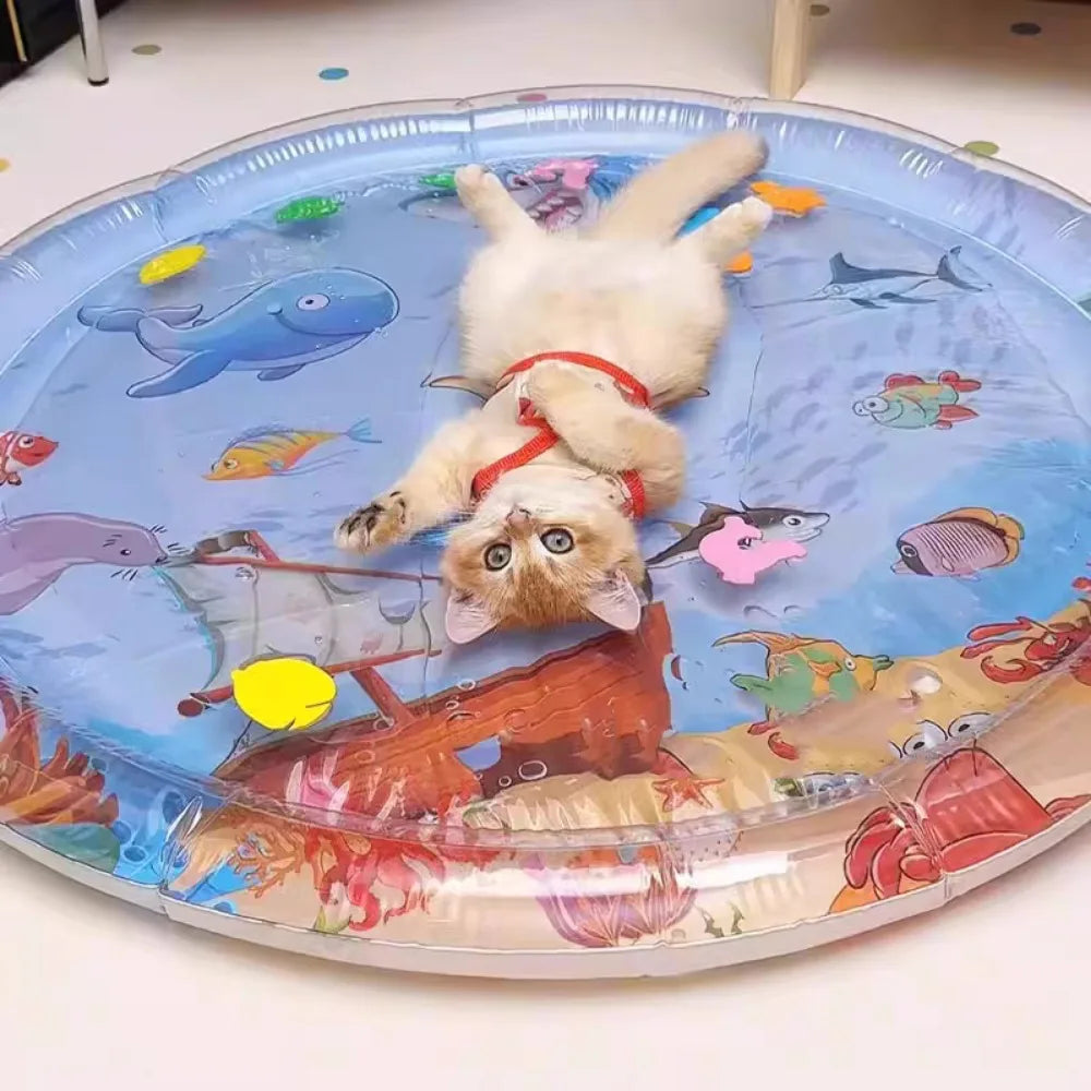 Cooling Pet Bed Mat - Thickened Water Sensory Play Cushion for Cats and Dogs - ZOOMNSTORE