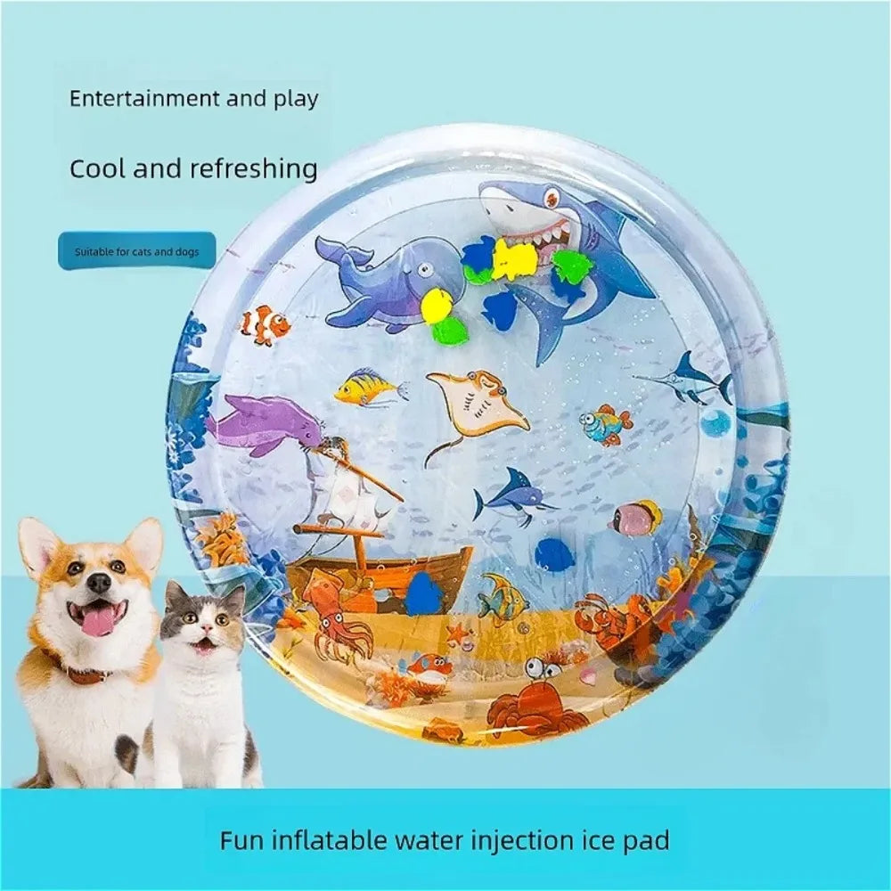 Cooling Pet Bed Mat - Thickened Water Sensory Play Cushion for Cats and Dogs - ZOOMNSTORE