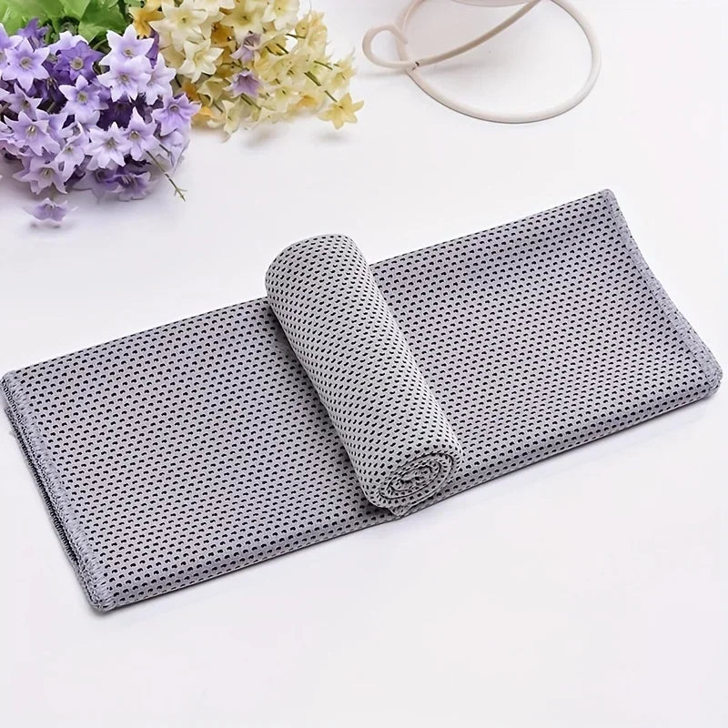 1-10 pcs Cooling Towel Instant Relief Microfiber Cool Towels Chilling Neck Wrap Ice Cold Rags Sports Fitness Camping Cycling - ZOOMNSTORE