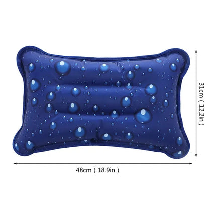 Summer Cooling Water Cushion Sleeping Aid Pad Mat Muscle Relief Cooling Pillow Ice Pad Massager Bedding Sleep Cool Cushion - ZOOMNSTORE