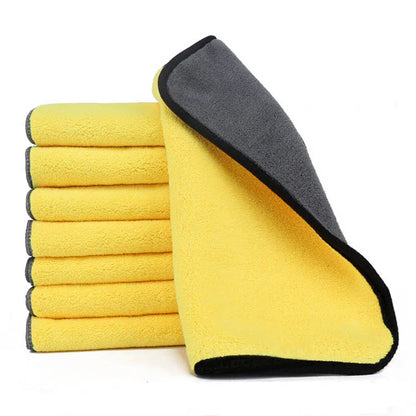 Coral Fleece Pet Towel - Absorbent Quick Drying Double-Sided Bath Towel for Cats & Small Dogs - ZOOMNSTORE