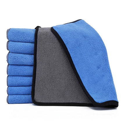Coral Fleece Pet Towel - Absorbent Quick Drying Double-Sided Bath Towel for Cats & Small Dogs - ZOOMNSTORE