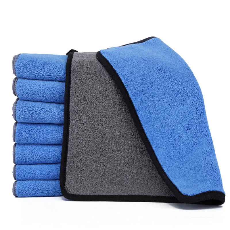 Coral Fleece Pet Towel - Absorbent Quick Drying Double-Sided Bath Towel for Cats & Small Dogs - ZOOMNSTORE