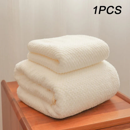 Bamboo Charcoal Bath Towel - Thick Super Absorbent  Quick Drying - ZOOMNSTORE