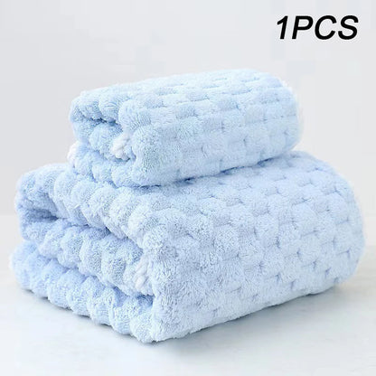 Bamboo Charcoal Bath Towel - Thick Super Absorbent  Quick Drying - ZOOMNSTORE