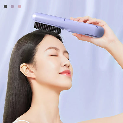 Cordless Beard Straightener - Fast Heated Hair Straightener Brush with Temperature Control Comb - ZOOMNSTORE