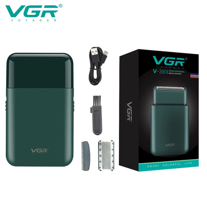 Cordless Beard Trimmer - VGR V-390 Rechargeable Electric Shaver for Men - ZOOMNSTORE