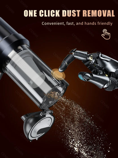 Cordless Car Vacuum | Powerful Wireless Portable Vacuum Cleaner with HEPA Filter - ZOOMNSTORE
