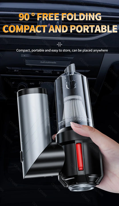 Cordless Car Vacuum | Powerful Wireless Portable Vacuum Cleaner with HEPA Filter - ZOOMNSTORE