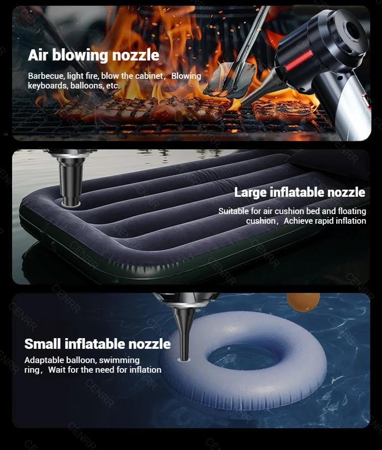 Cordless Car Vacuum | Powerful Wireless Portable Vacuum Cleaner with HEPA Filter - ZOOMNSTORE