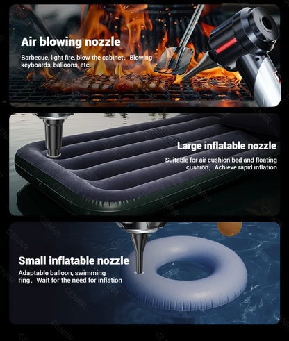 Cordless Car Vacuum | Powerful Wireless Portable Vacuum Cleaner with HEPA Filter - ZOOMNSTORE