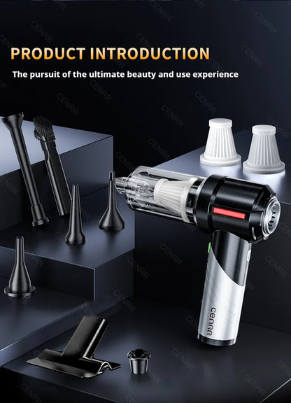 Cordless Car Vacuum | Powerful Wireless Portable Vacuum Cleaner with HEPA Filter - ZOOMNSTORE