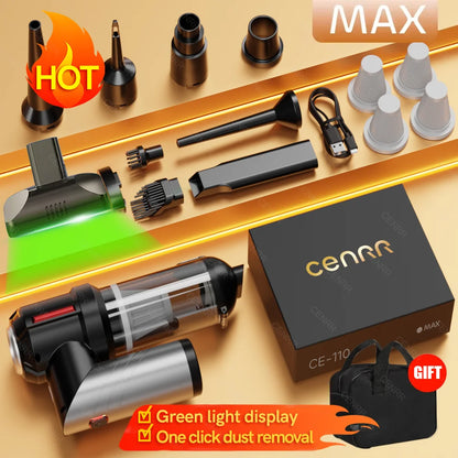 Cordless Car Vacuum | Powerful Wireless Portable Vacuum Cleaner with HEPA Filter - ZOOMNSTORE