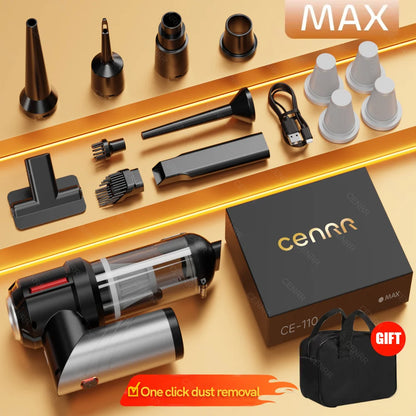 Cordless Car Vacuum | Powerful Wireless Portable Vacuum Cleaner with HEPA Filter - ZOOMNSTORE