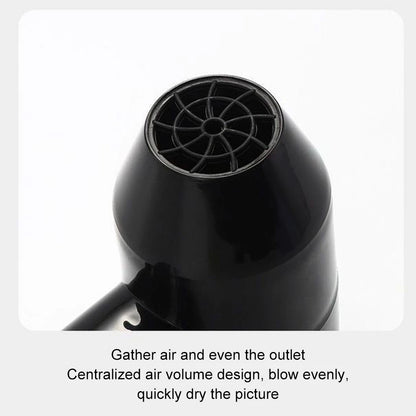 Cordless Hair Dryer – Portable USB Rechargeable Quiet Travel Dryer with Foldable Handle - ZOOMNSTORE