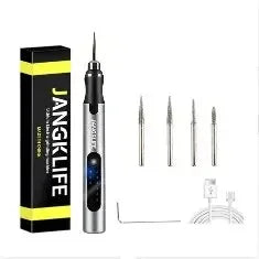 Cordless Rotary Tool Kit – USB Rechargeable Wireless Mini Rotary Drill for Woodworking & Jewelry - ZOOMNSTORE