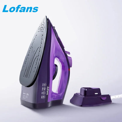 Cordless Steam Iron – Portable Garment Steamer with Triangular Iron Tip and No Cord Design - ZOOMNSTORE