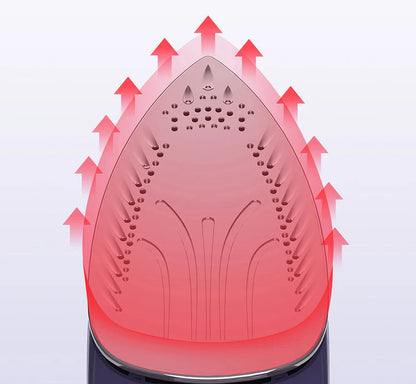 Cordless Steam Iron – Portable Garment Steamer with Triangular Iron Tip and No Cord Design - ZOOMNSTORE