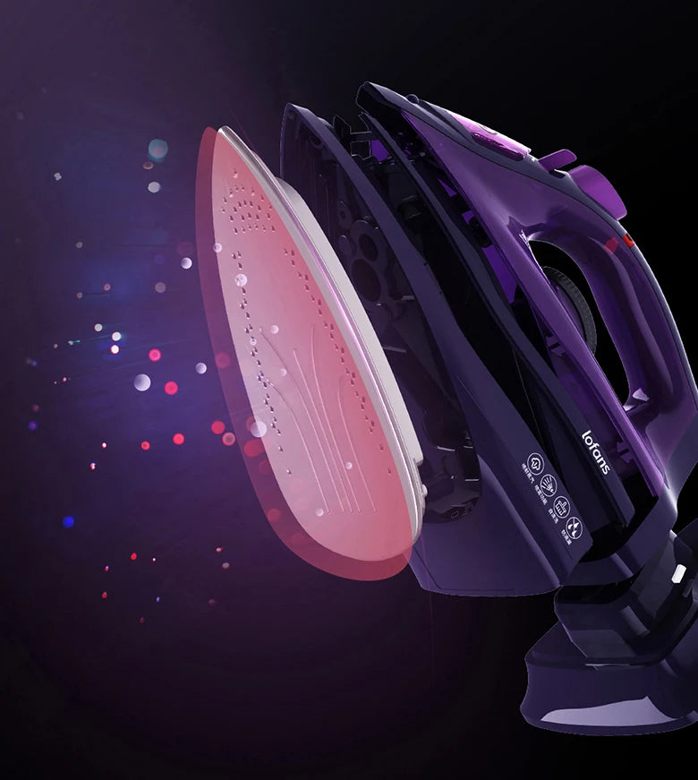 Cordless Steam Iron – Portable Garment Steamer with Triangular Iron Tip and No Cord Design - ZOOMNSTORE