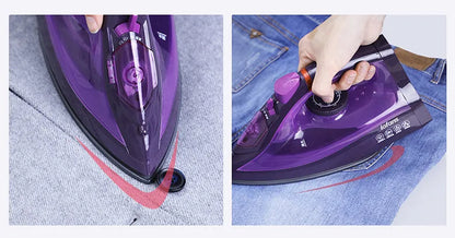 Cordless Steam Iron – Portable Garment Steamer with Triangular Iron Tip and No Cord Design - ZOOMNSTORE