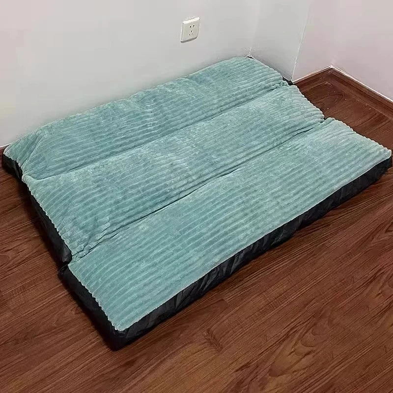 Corduroy Dog Bed - Soft Washable Sleeping Mat for Small to Large Dogs - ZOOMNSTORE