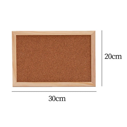 Cork Bulletin Board - Wood Framing Board With Push Pins | Eco Friendly Cork Display - ZOOMNSTORE