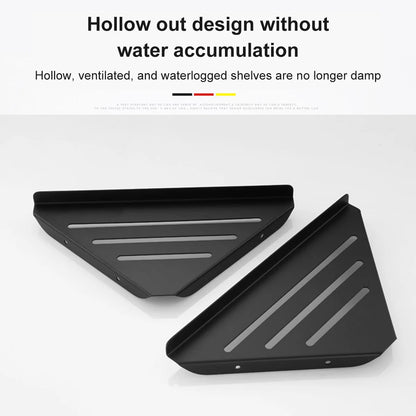 Wall Mount Corner Shelf - No-Drill 304 Stainless Steel Shower Organizer for Bathroom - ZOOMNSTORE