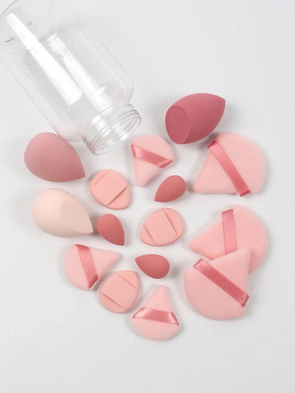 Cosmetic Powder Puffs – Loose Powder Puff Combo with Mini Makeup Egg Set & Air Cushion - ZOOMNSTORE