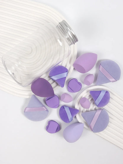 Cosmetic Powder Puffs – Loose Powder Puff Combo with Mini Makeup Egg Set & Air Cushion - ZOOMNSTORE