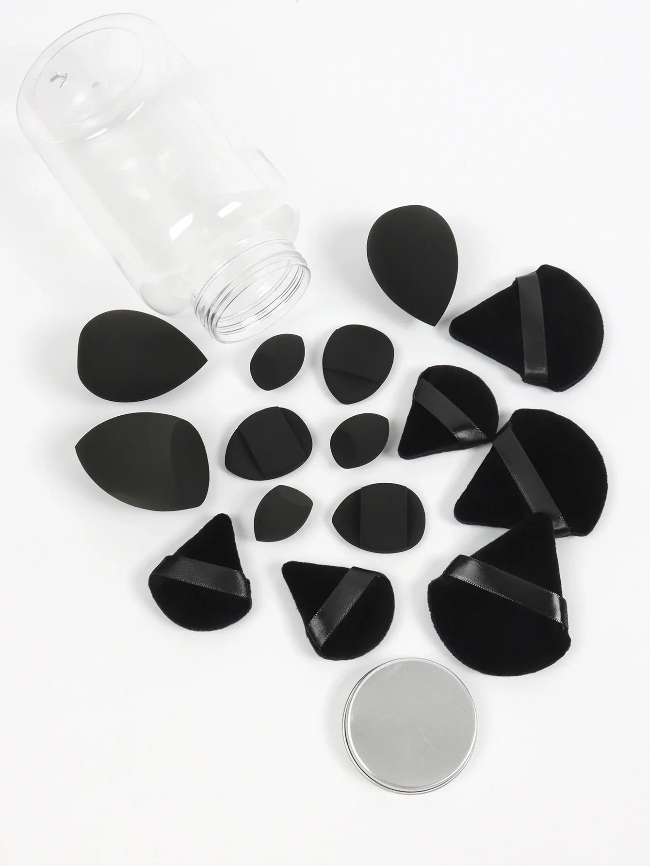 Cosmetic Powder Puffs – Loose Powder Puff Combo with Mini Makeup Egg Set & Air Cushion - ZOOMNSTORE