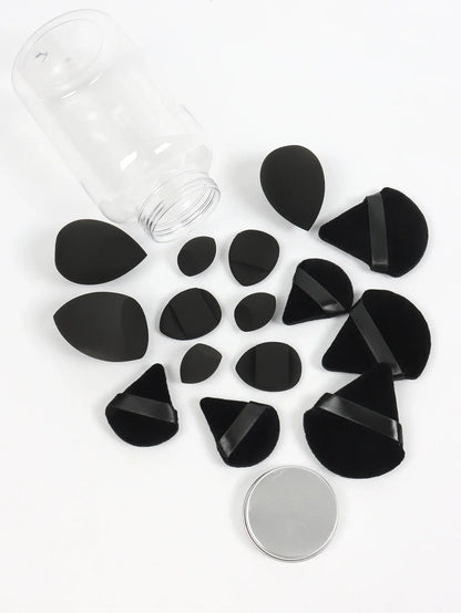 Cosmetic Powder Puffs – Loose Powder Puff Combo with Mini Makeup Egg Set & Air Cushion - ZOOMNSTORE