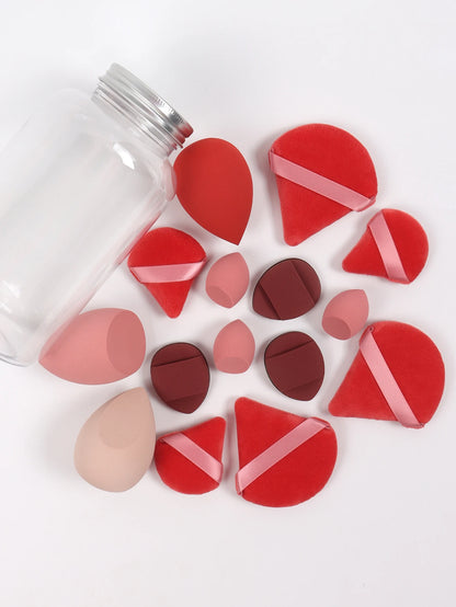 Cosmetic Powder Puffs – Loose Powder Puff Combo with Mini Makeup Egg Set & Air Cushion - ZOOMNSTORE