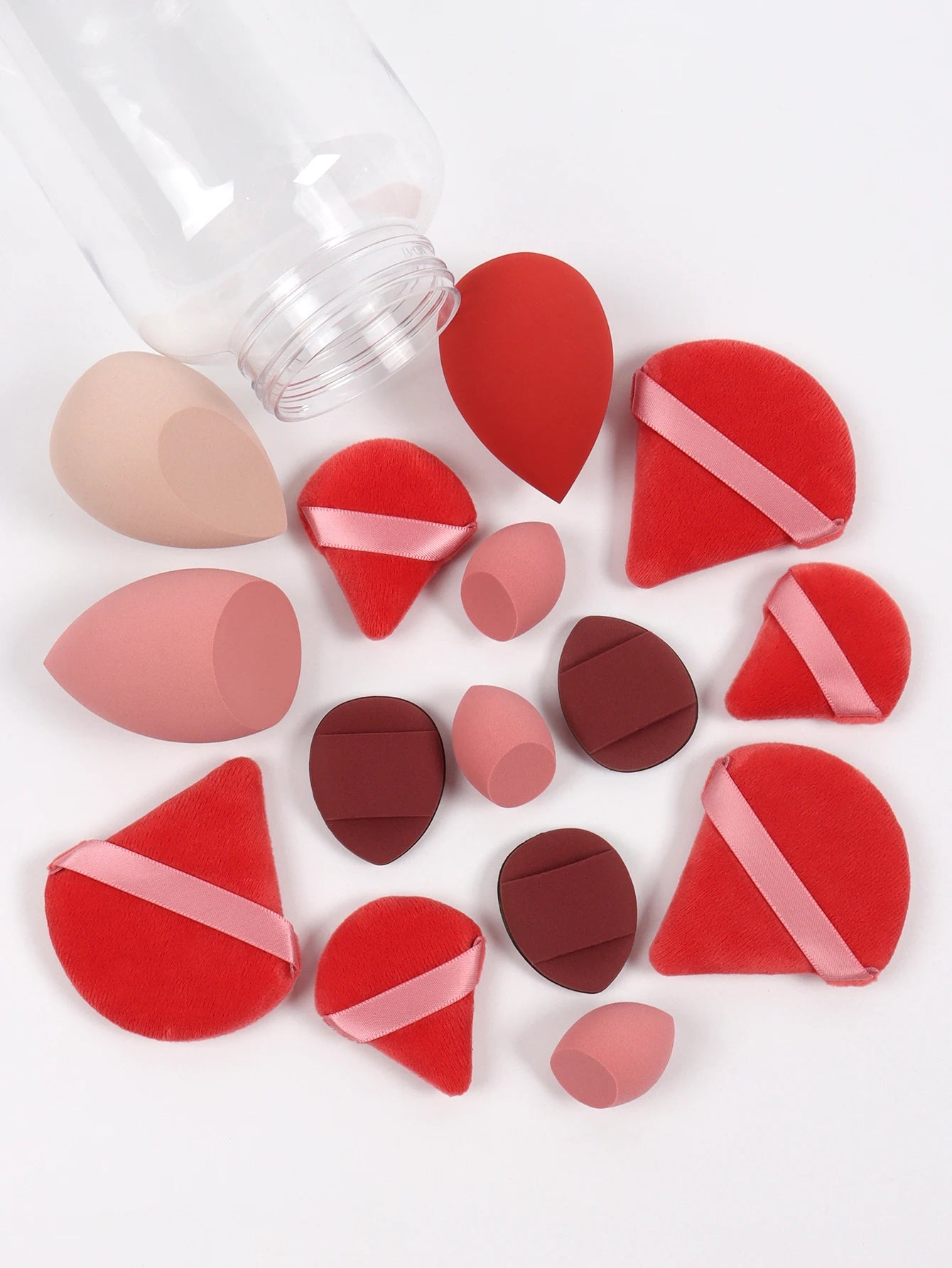 Cosmetic Powder Puffs – Loose Powder Puff Combo with Mini Makeup Egg Set & Air Cushion - ZOOMNSTORE